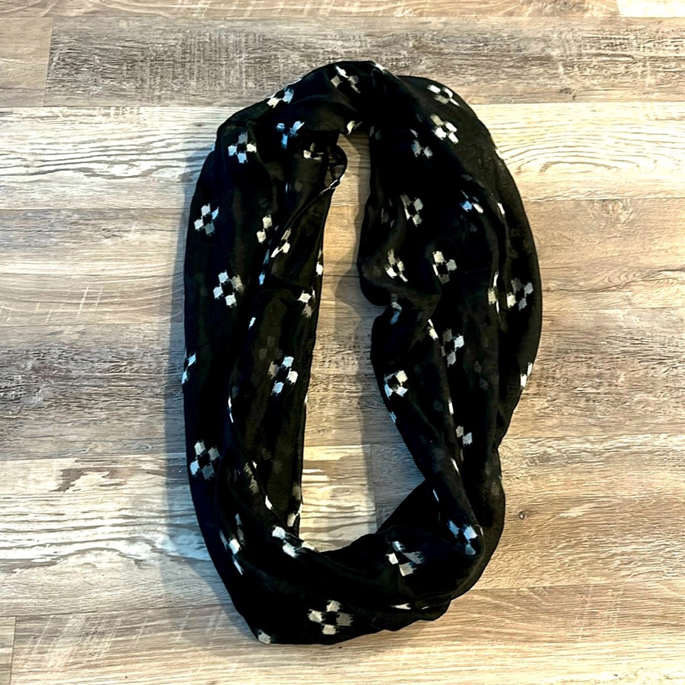 Black infinity scarf. Like new!